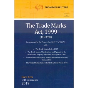 Thomson Reuters The Trade Marks Act, 1999 [Bare Acts with Comment]